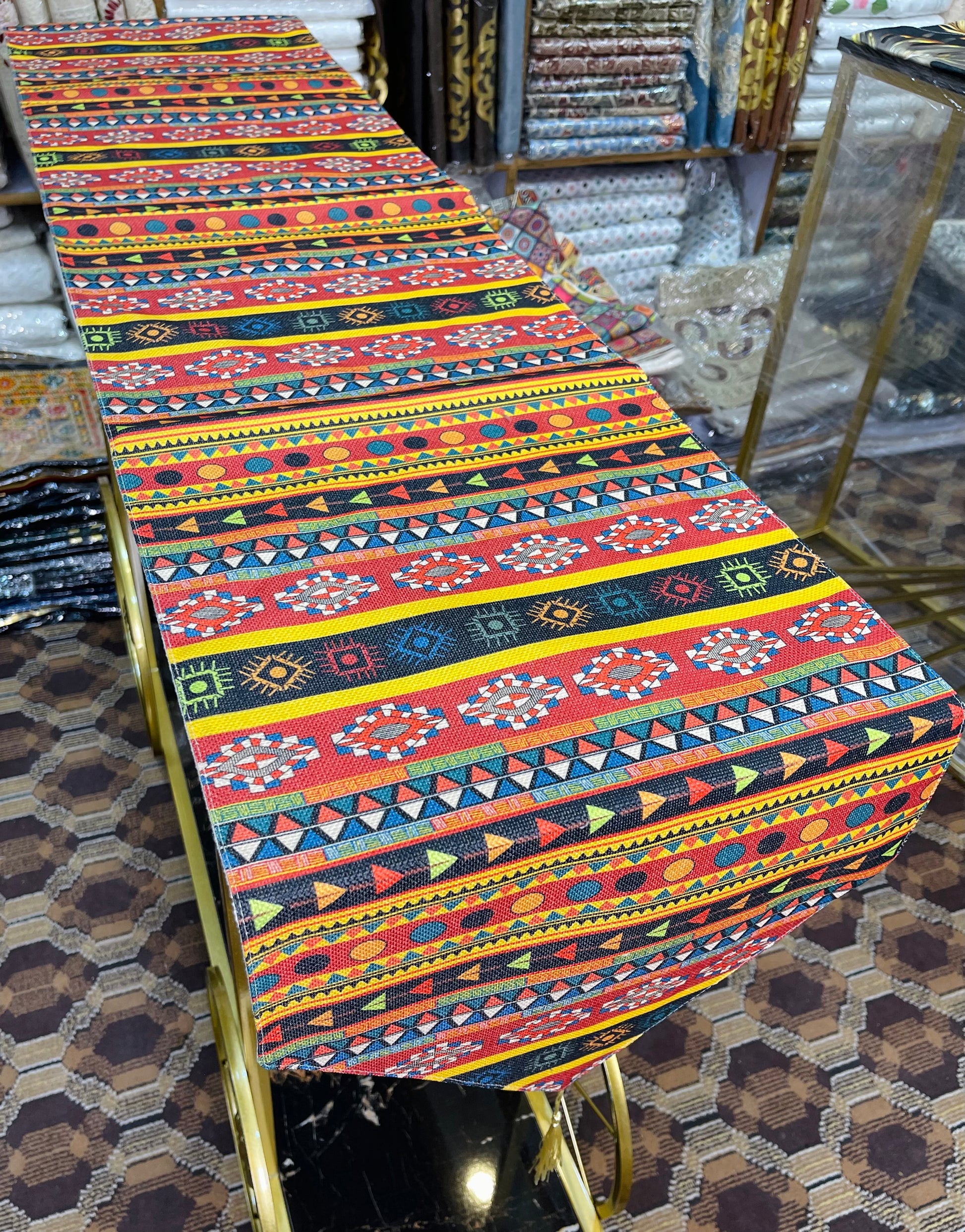 Printed Print Multi Color Table Runner Ali Bedding Store