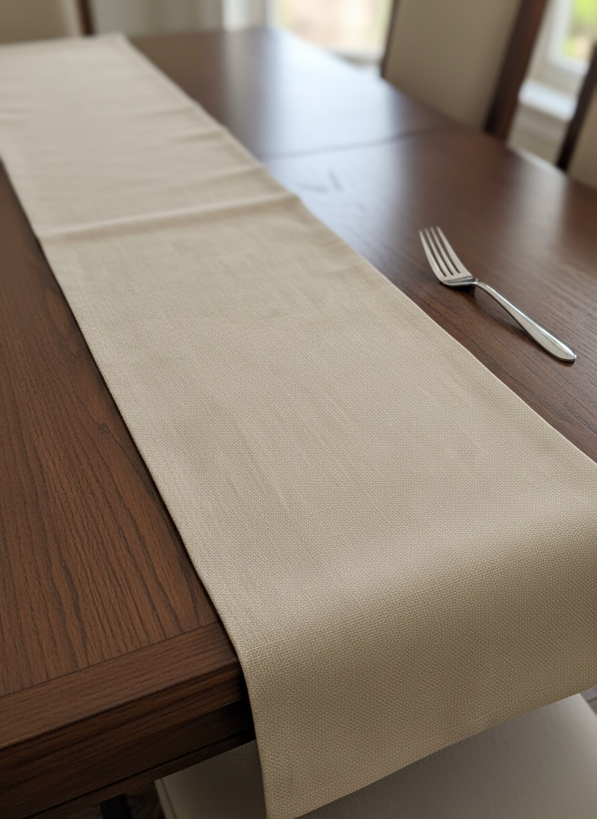 Imported Leather Rubber Dining Set ( 1 Runner & Mats )