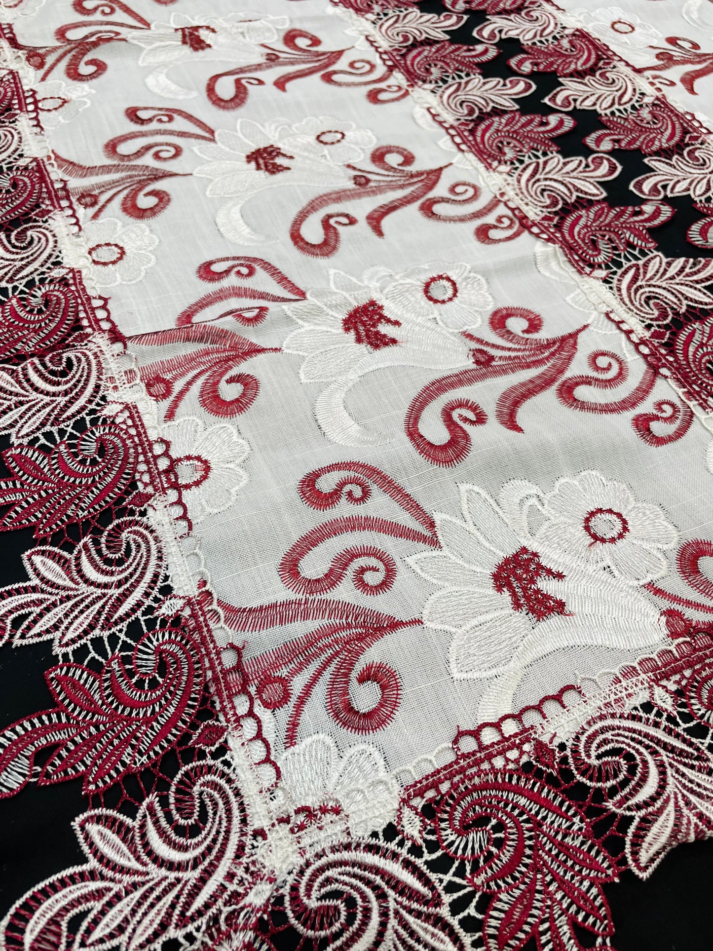 Fancy Shatal Embroidered 3pc Set