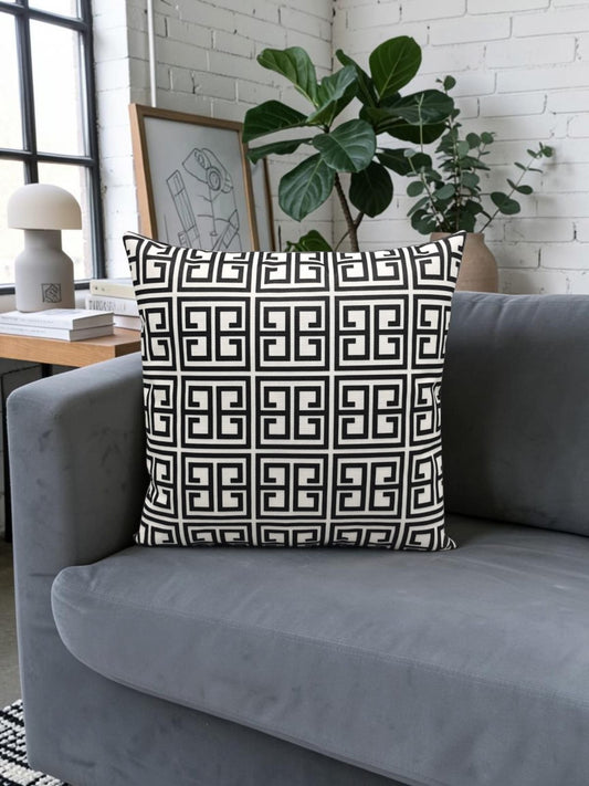 Printed Juut Black White Series Cushion