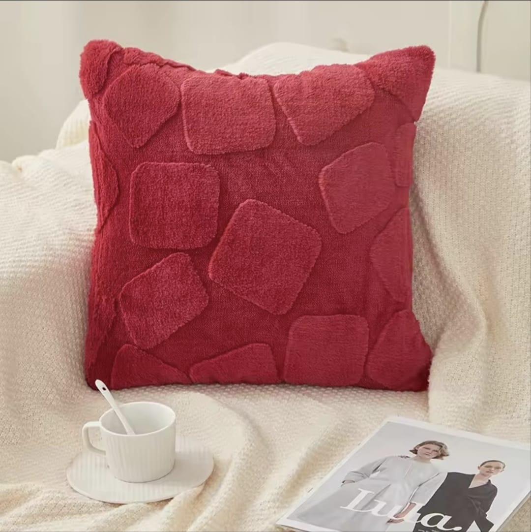 Fur Square Box Cushion