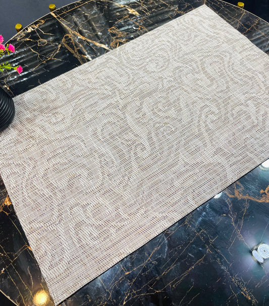 6pc Plastic Chatai Table Mats