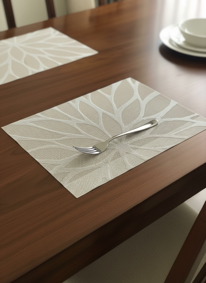 6pc Plastic Chatai Table Mats