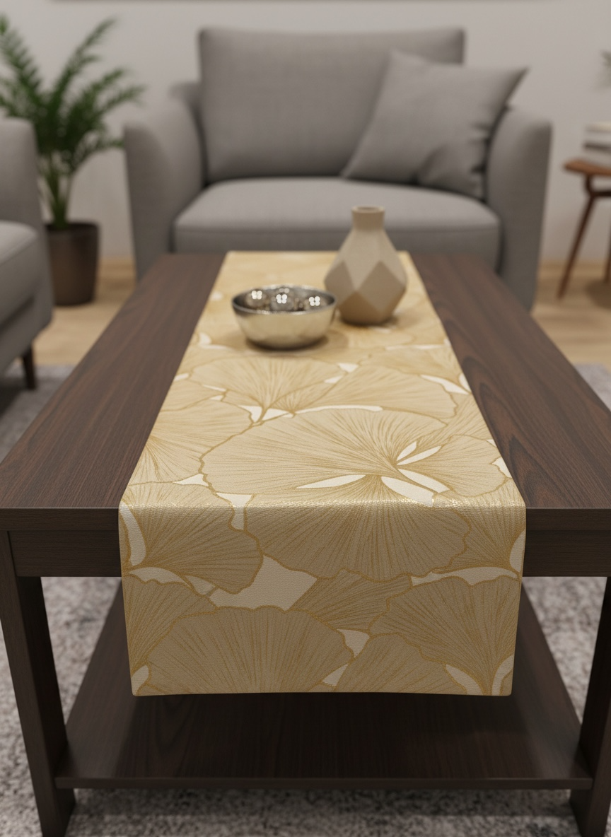 Golden Center Piece/Runner Plastic