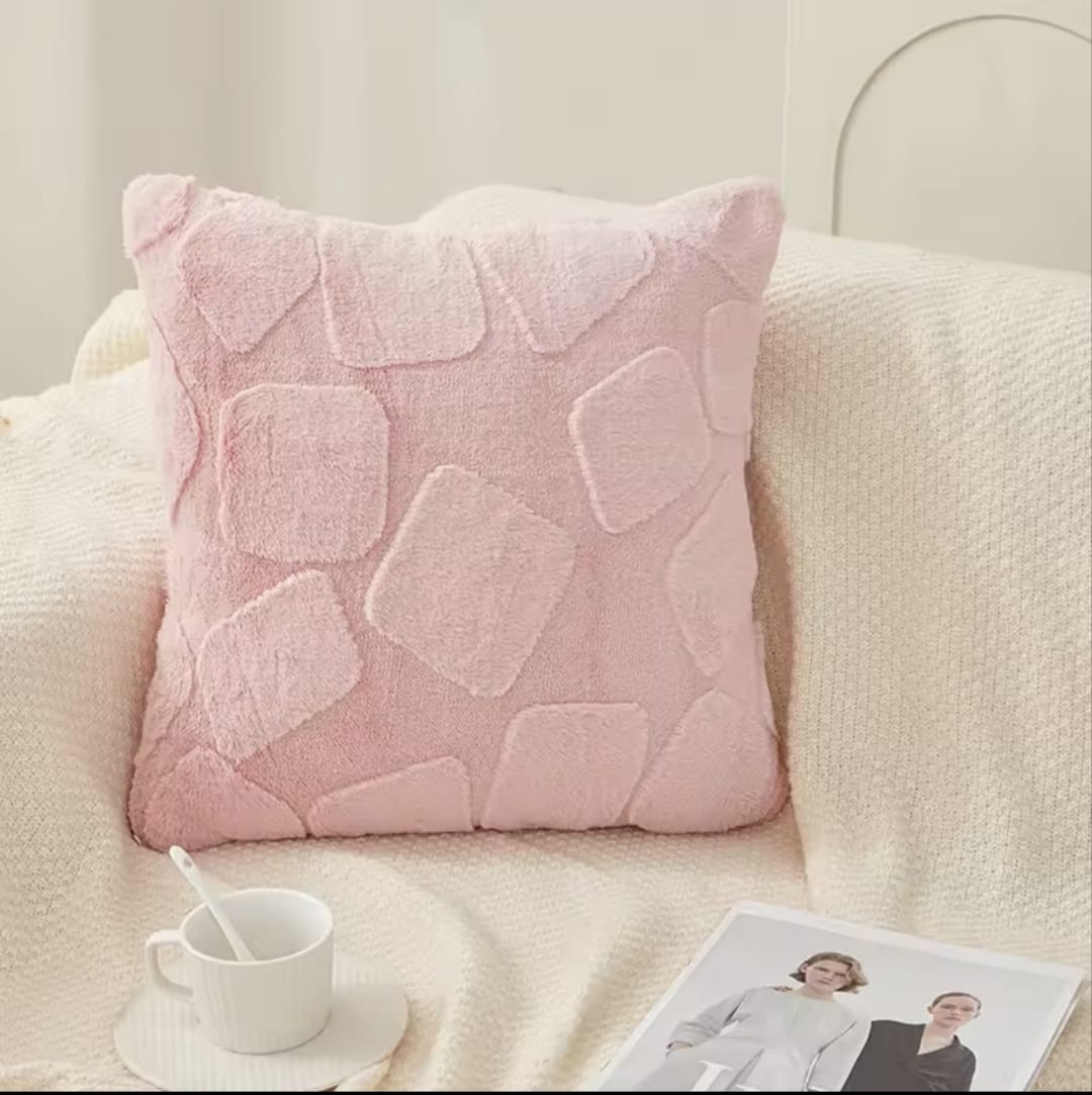 Fur Square Box Cushion