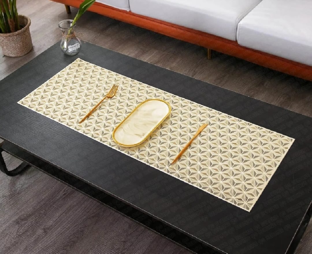 Golden Center Piece/Runner Plastic