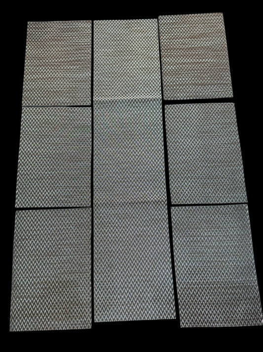 Chatai Plastic 7 PC SET ( 1 Runner & 6 Mats )