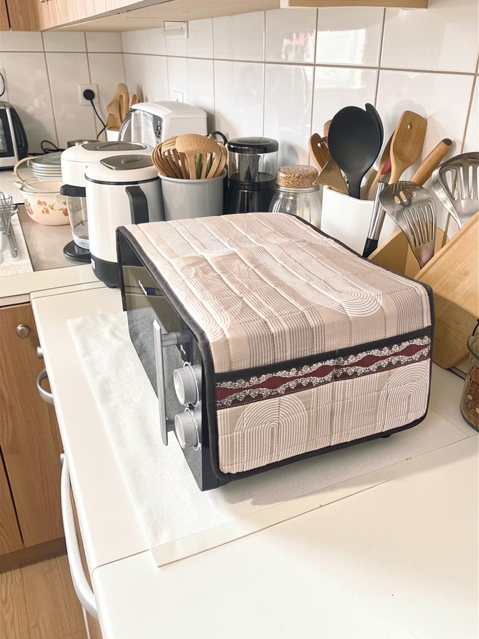 Printed Fabric Micro-Wave/Fridge Cover