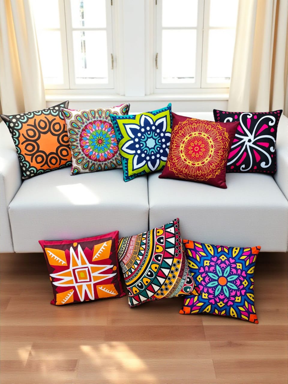 Printed Silk Multi Series Cushion