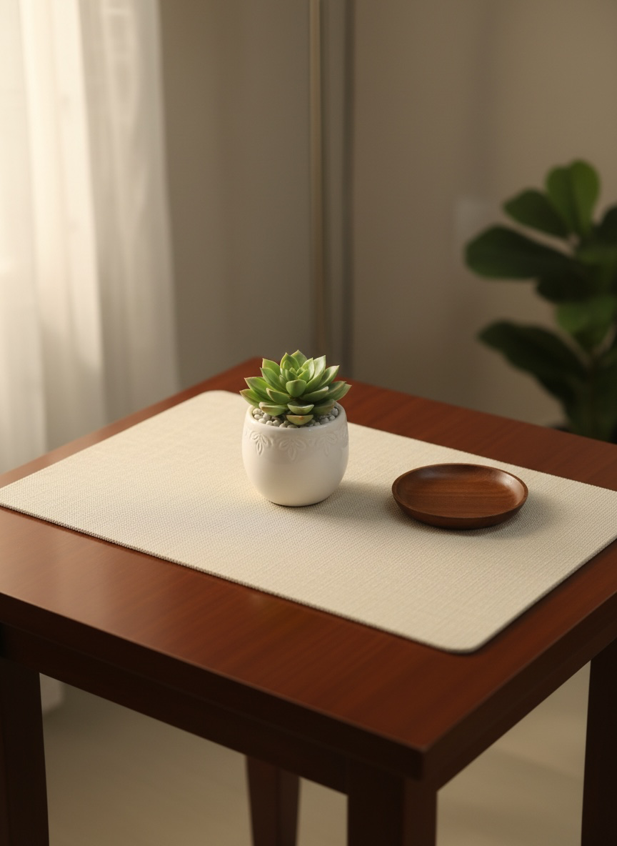 Imported Leather Waterproof Plastic Table Mat