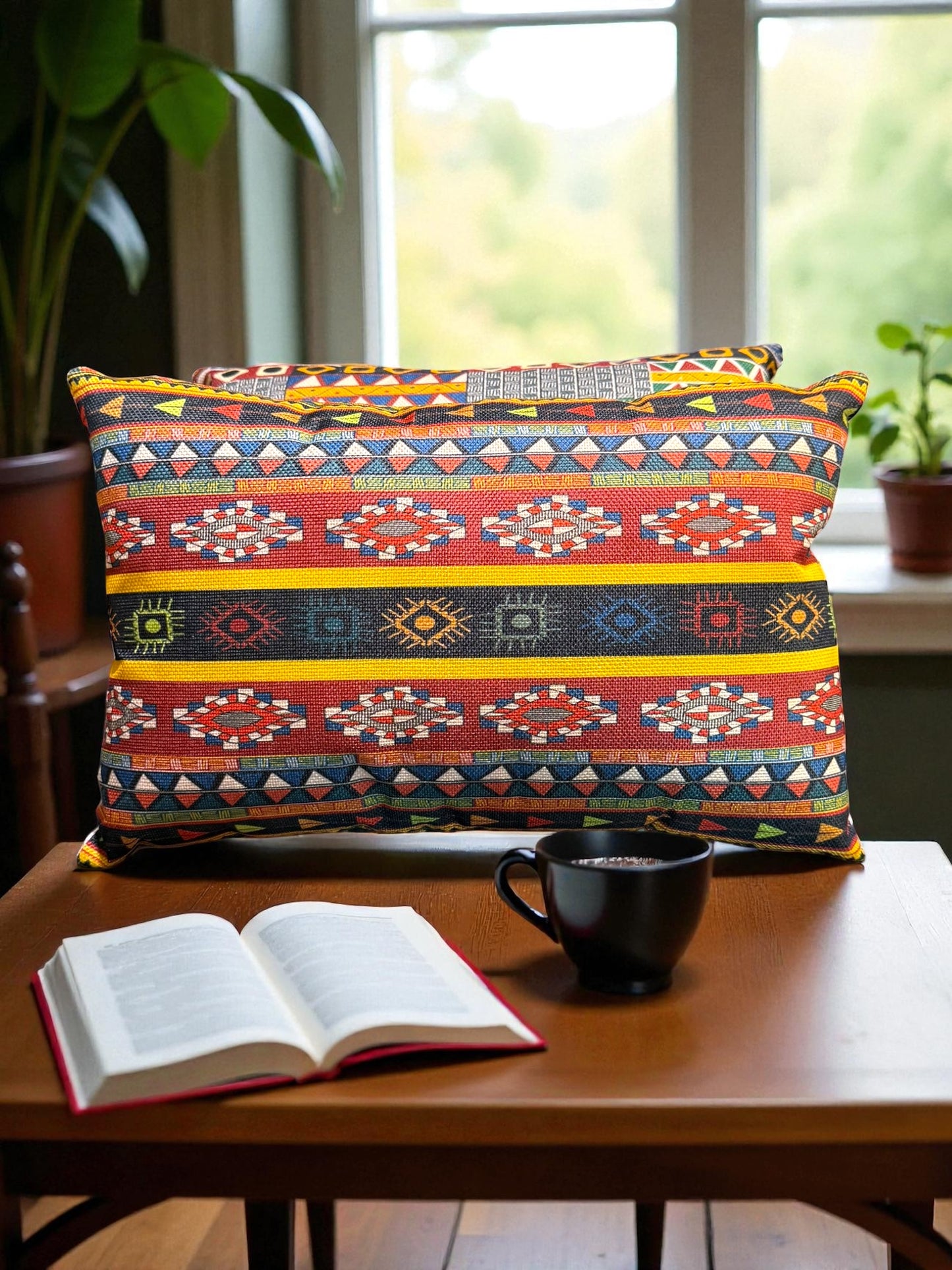 Printed Multi Series Rectangular Cushion