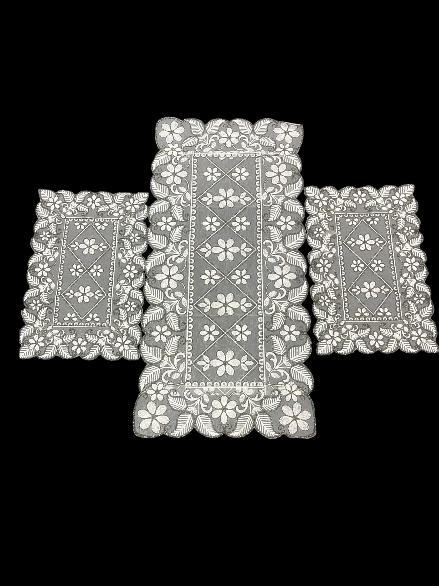 Dori Lace Work Imported 3pc Set