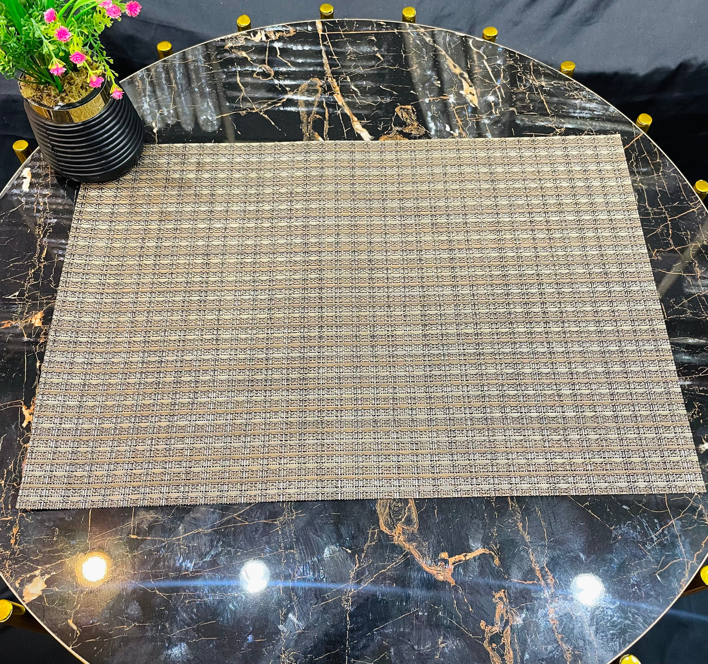 6pc Plastic Chatai Table Mats