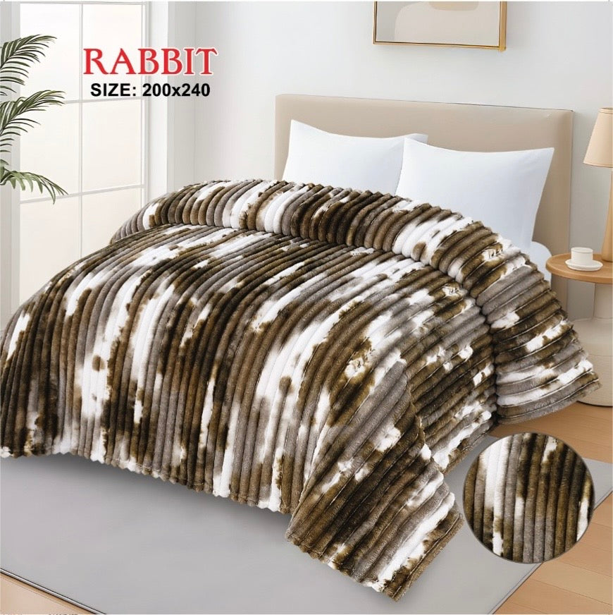 Rabbit Ac Summer Blanket King Size