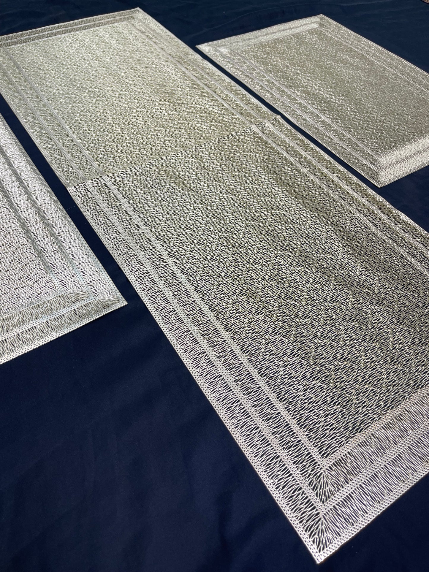 Plastic 3pc Set (Golden) Ali Bedding Store