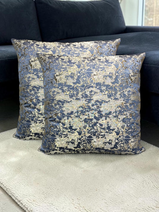 Shanghai Velvet Marble Floor Cushion Covers