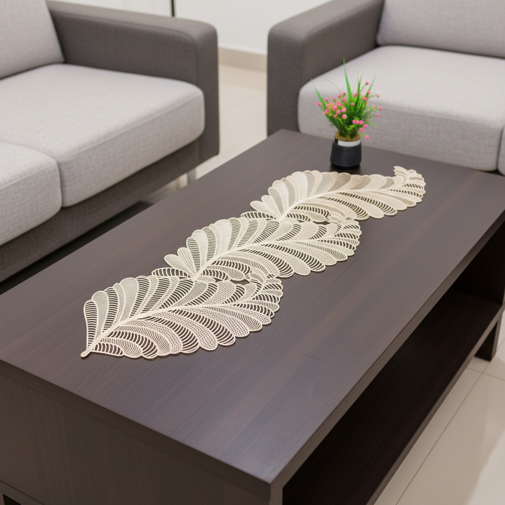 Golden Center Piece/Runner Plastic
