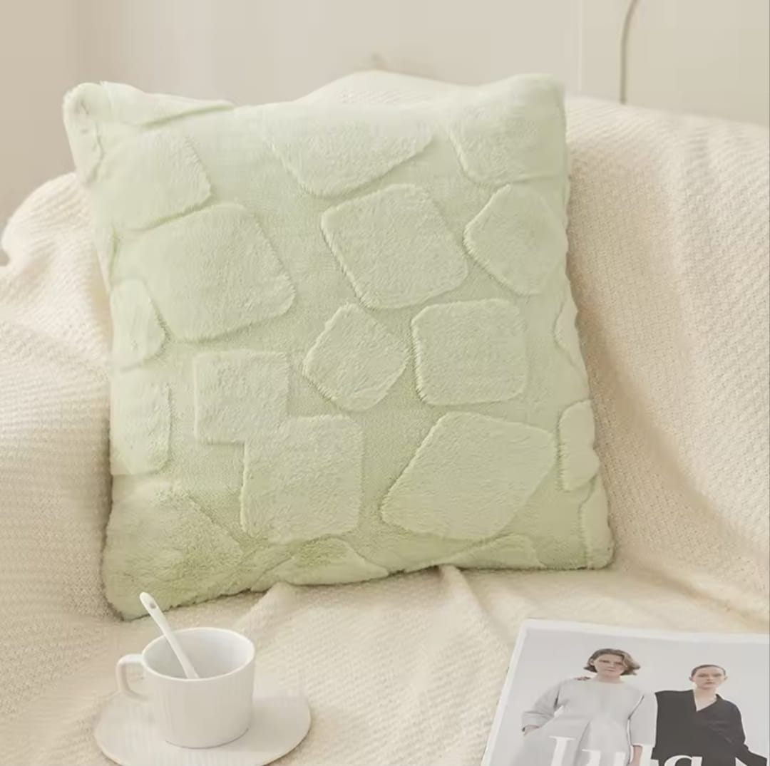 Fur Square Box Cushion