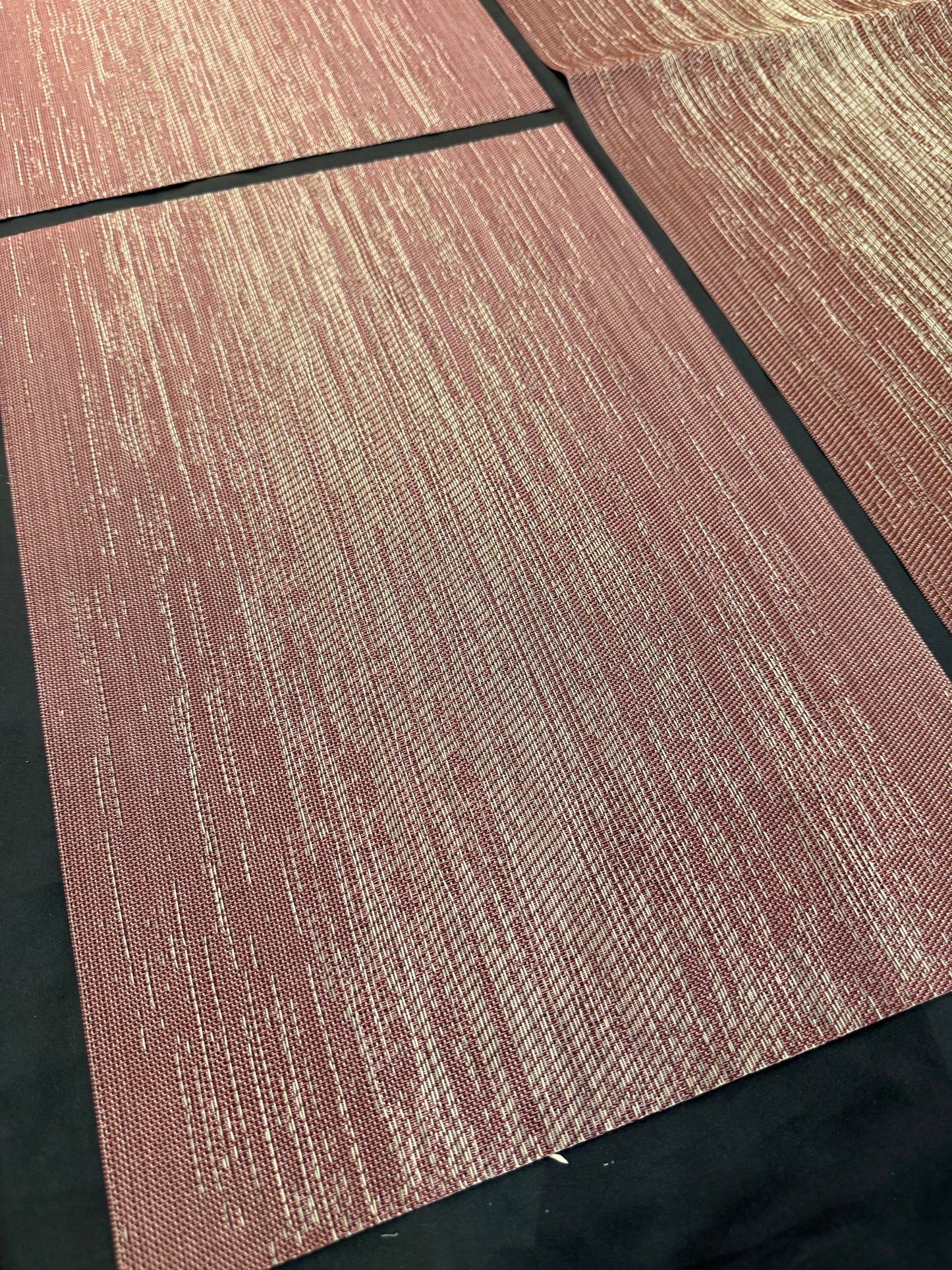 Chatai Plastic 7 PC SET ( 1 Runner & 6 Mats )