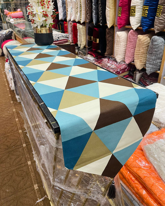 Velvet Jacquard Dining Table Runner