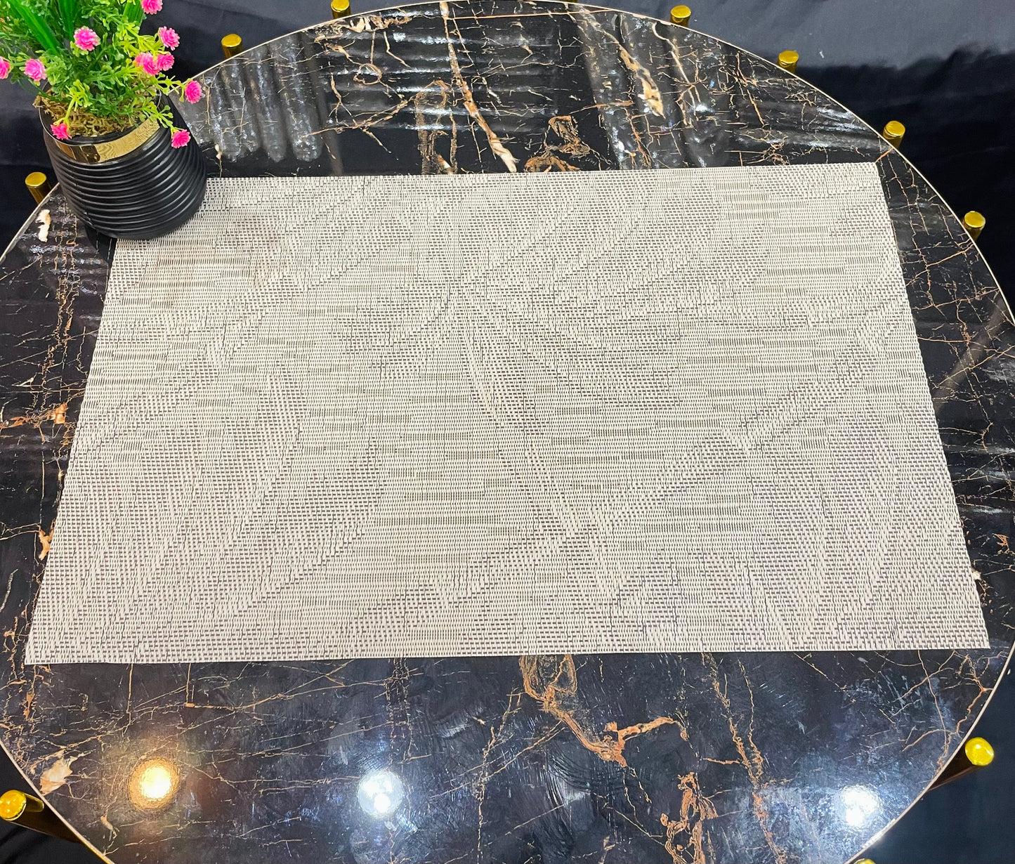 6pc Plastic Chatai Table Mats
