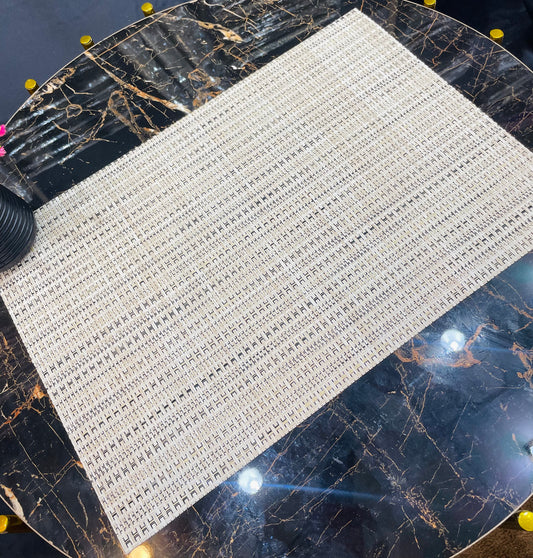6pc Plastic Chatai Table Mats
