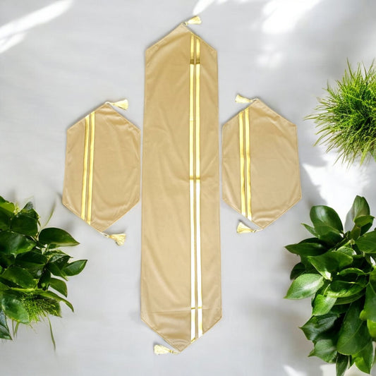 Double Line Velvet 3pc Set (Skin)