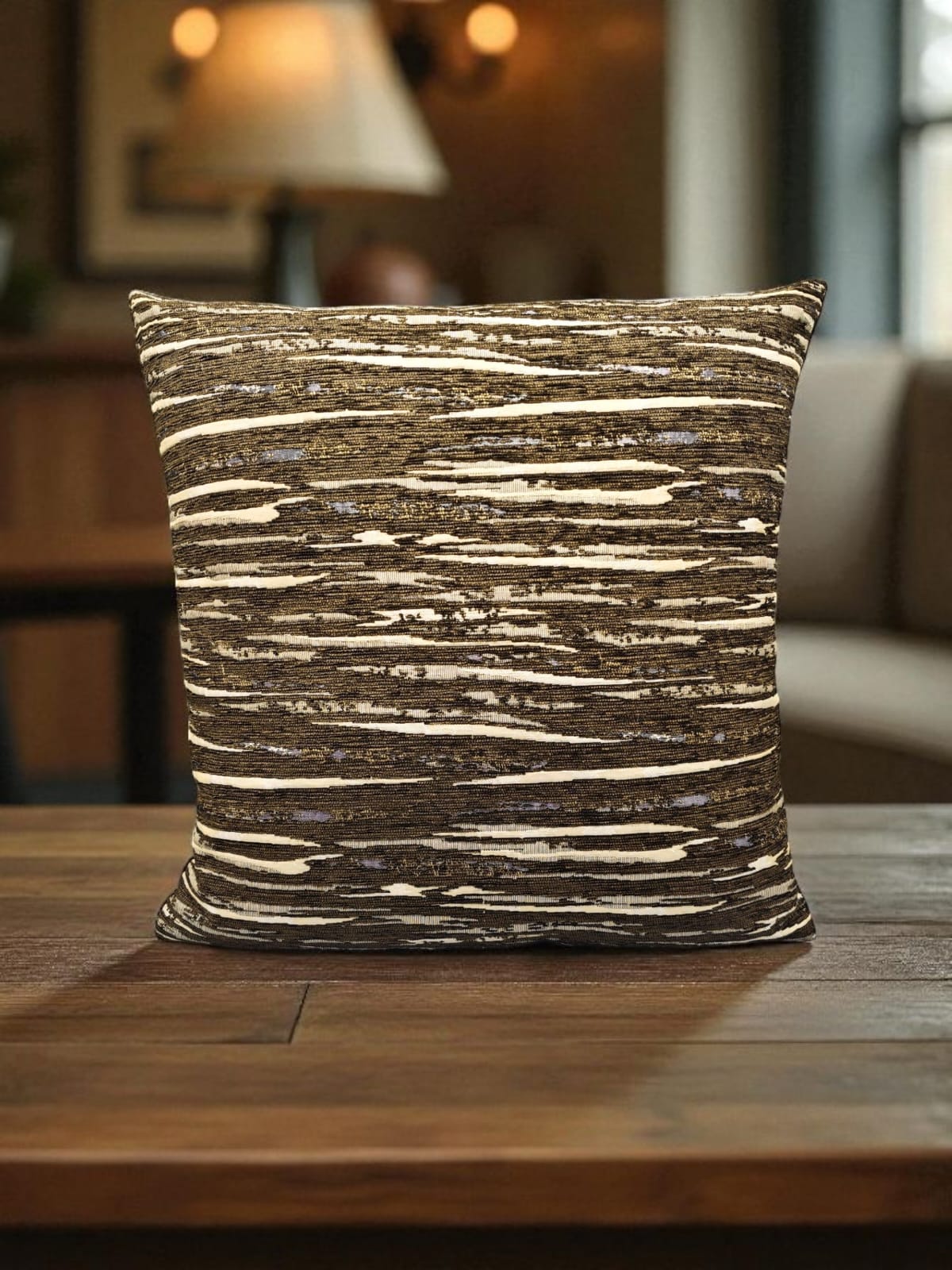 Line Jacquard Cushion