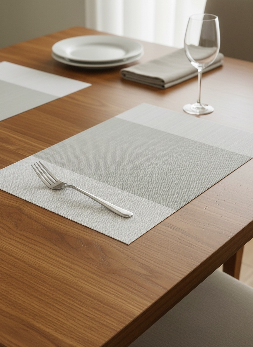 6pc Plastic Chatai Table Mats