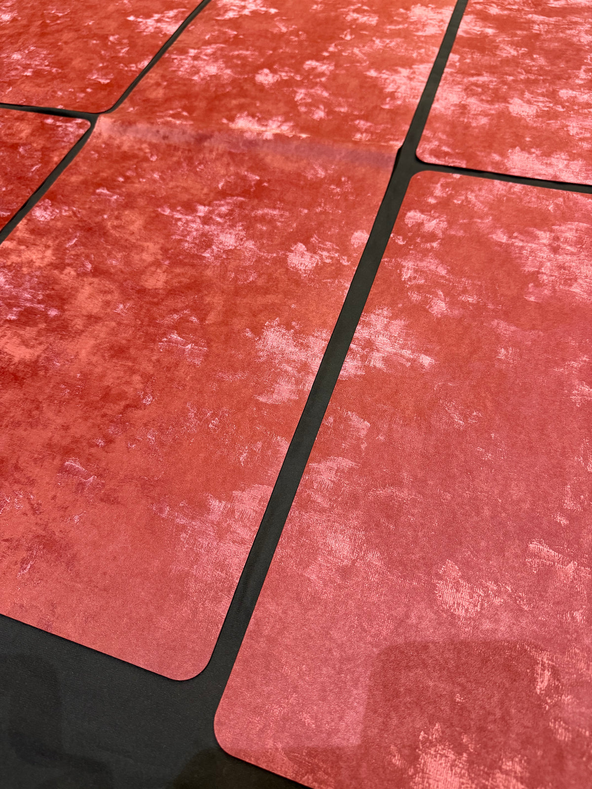 Sweet Leather Plastic 7 PC SET ( 1 Runner & 6 Mats )