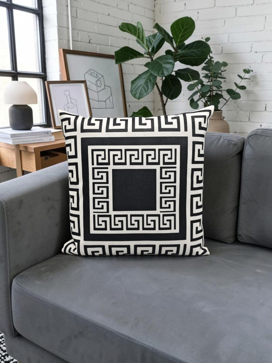 Printed Juut Black White Series Cushion