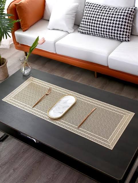 Heavy Golden Plastic 3pc Set