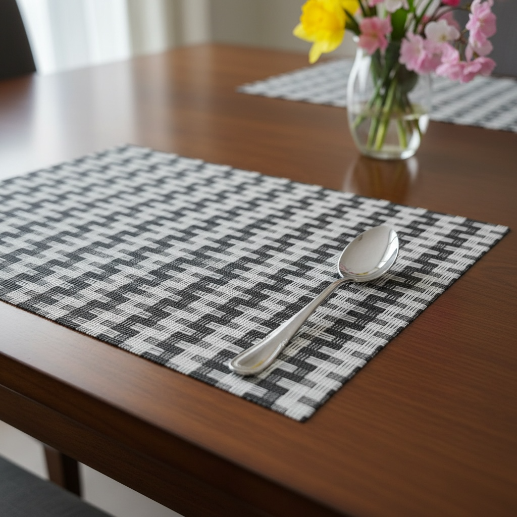 6pc Plastic Chatai Table Mats