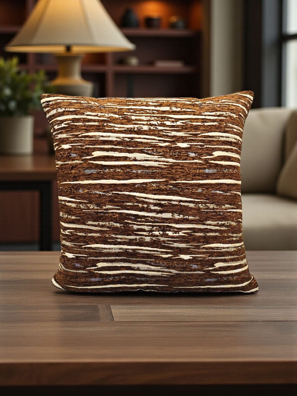 Line Jacquard Cushion