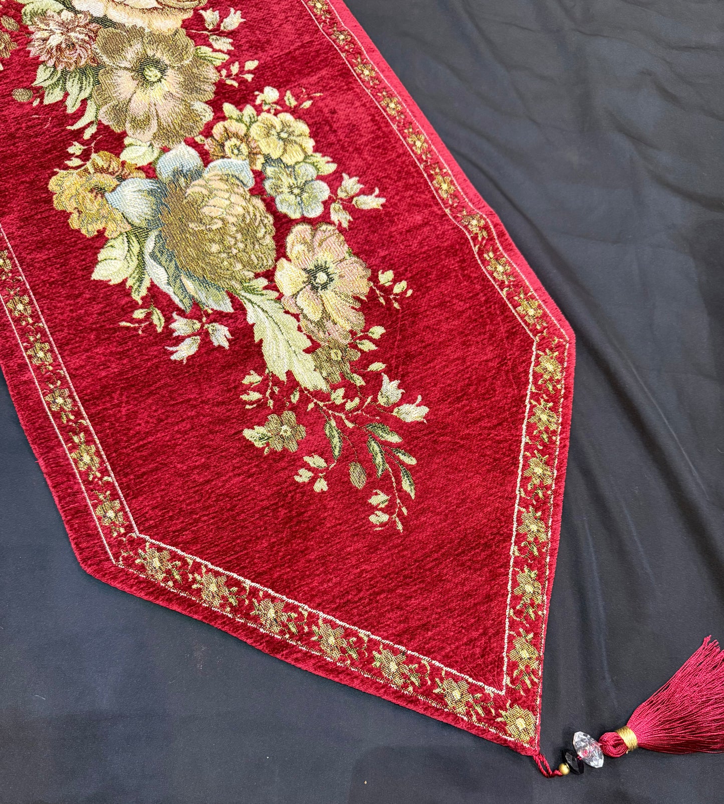 Shanghai Mid Flower China Dining Table Runner