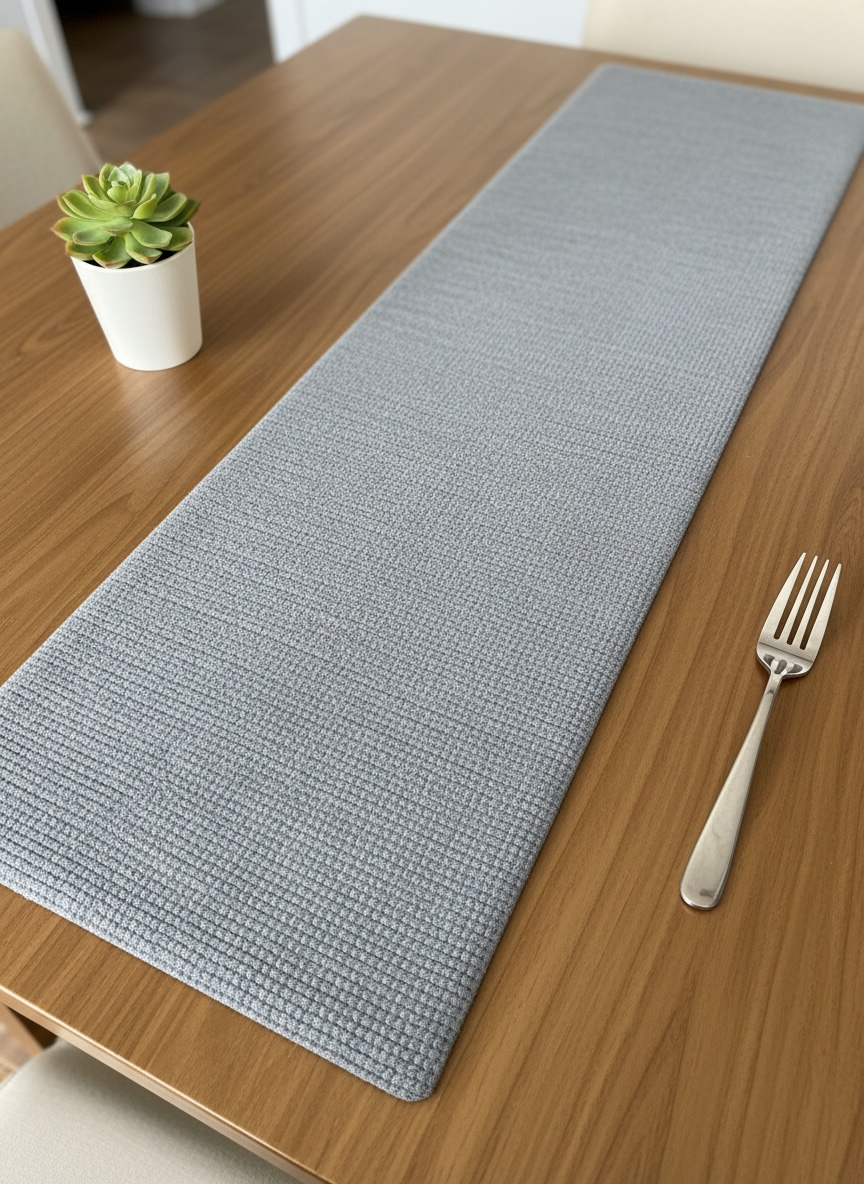 Imported Leather Rubber Dining Set ( 1 Runner & Mats )