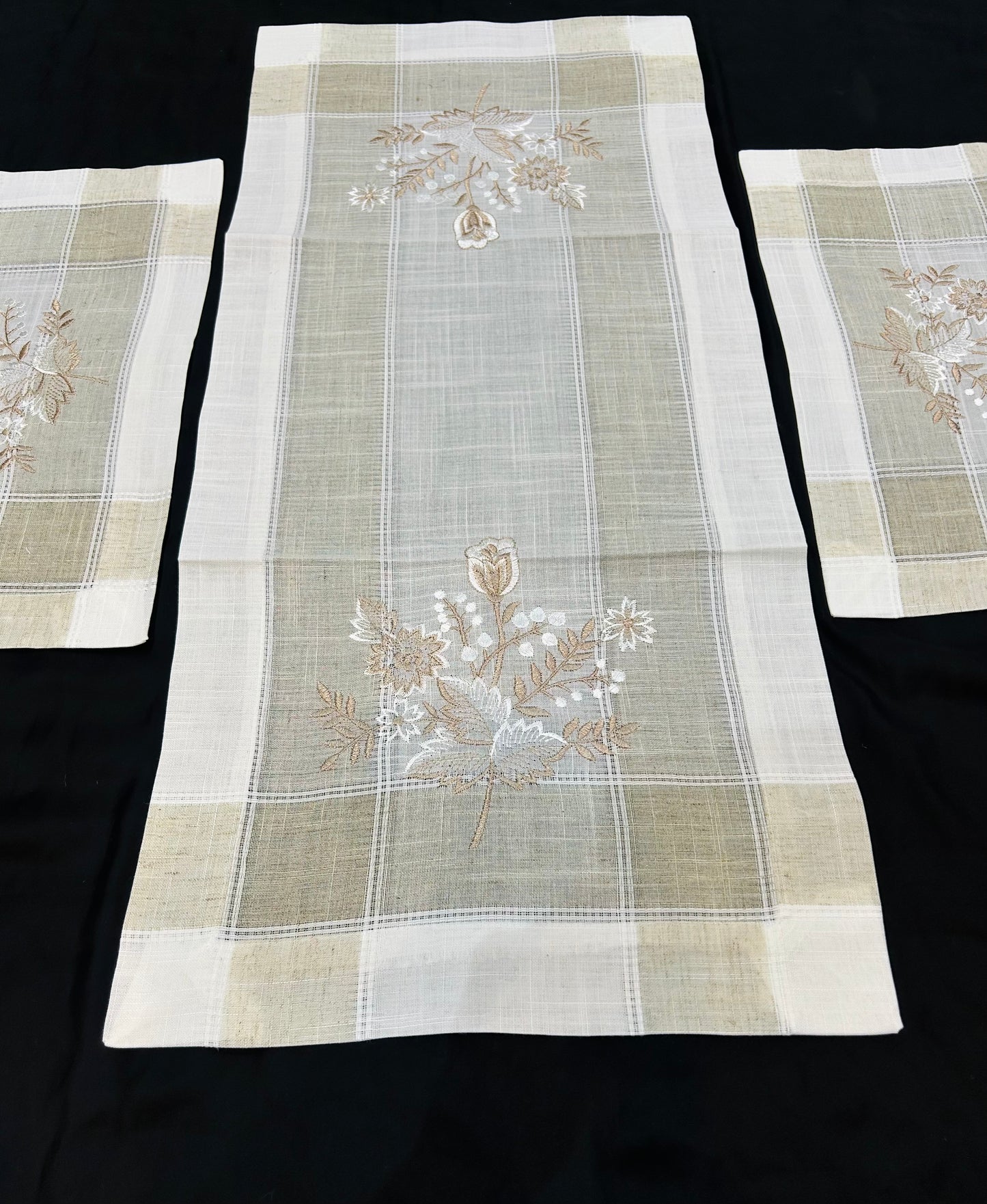 Cotton Embroidered 3pc Set