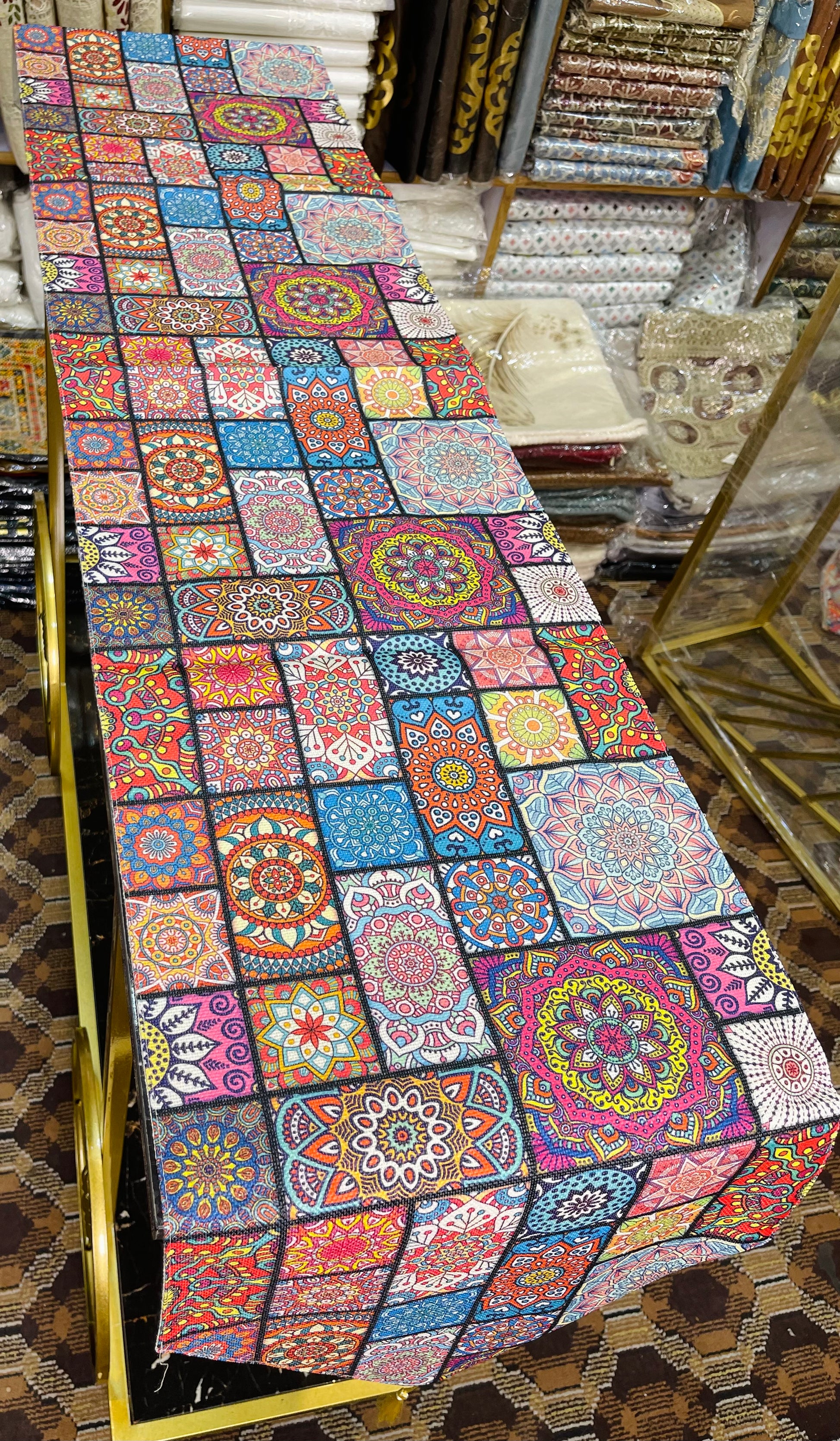 Printed Print Multi Color Table Runner Ali Bedding Store