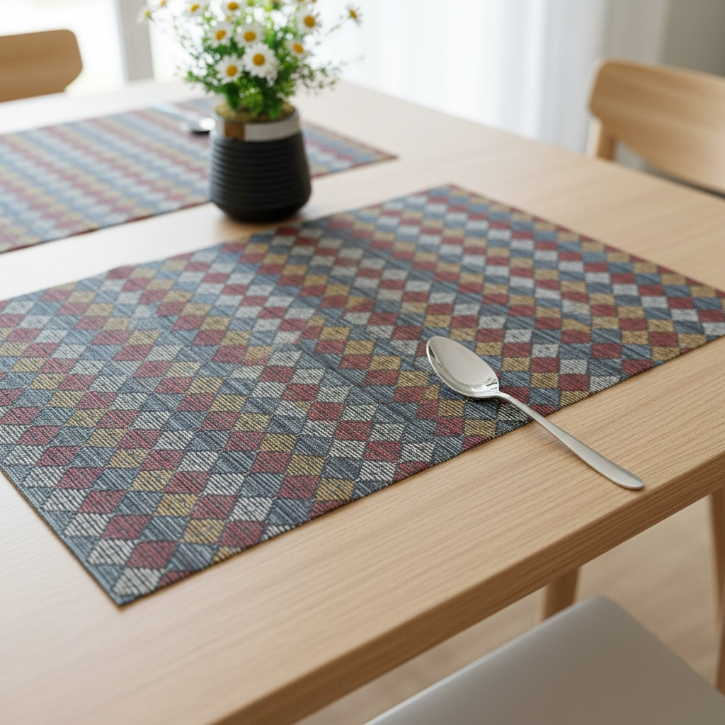 6pc Plastic Chatai Table Mats
