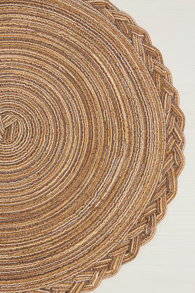 Round Line Fine Plastic Table Mats 6pc Set