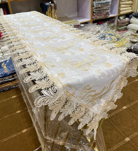 Fancy Shatal Embroidered Table Runner