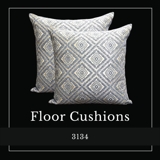 Box Jacquard Floor Cushion Covers