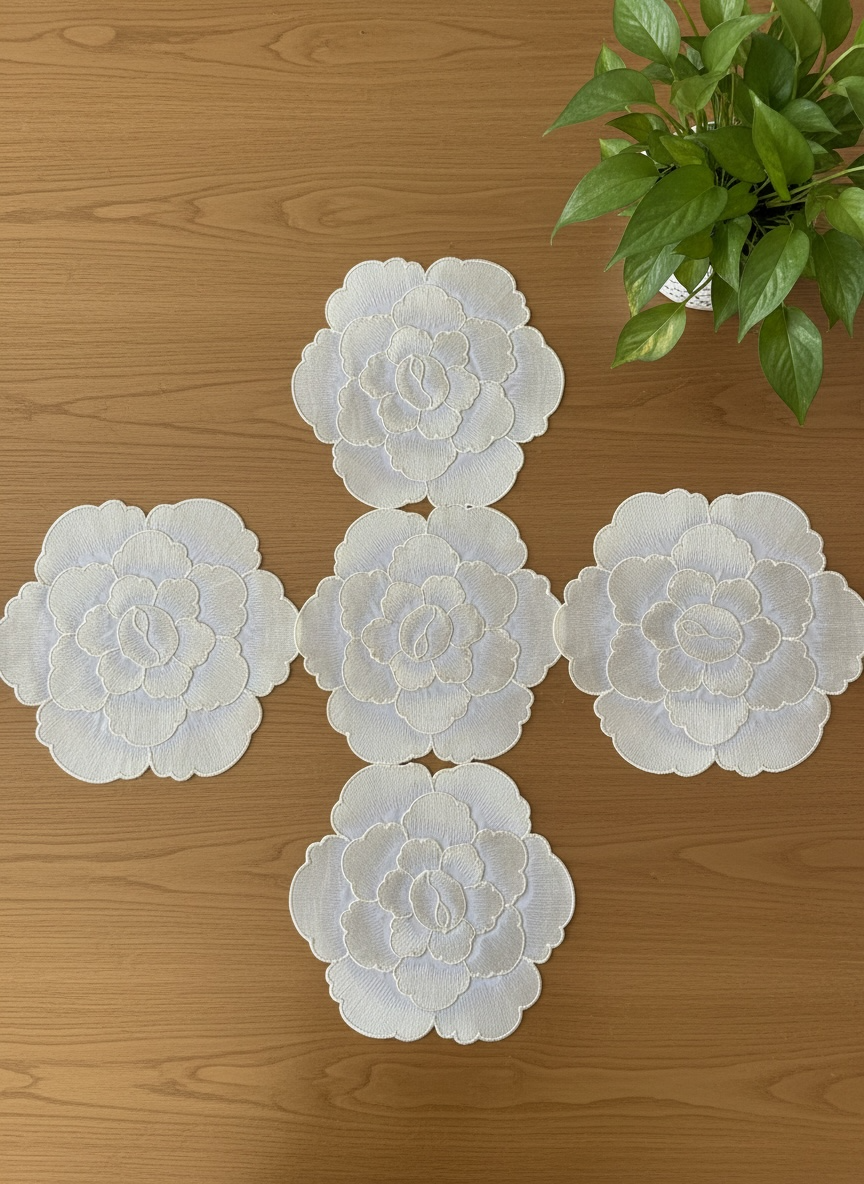 Heavy Golden Plastic 3pc Set