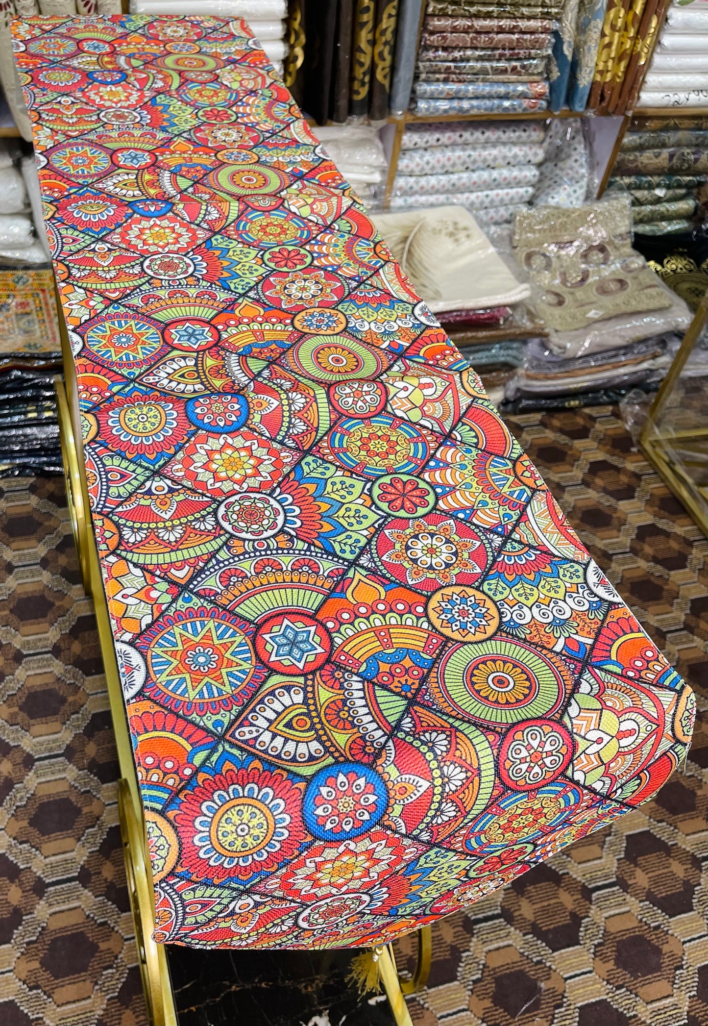 Printed Multi Color Table Runner Ali Bedding Store
