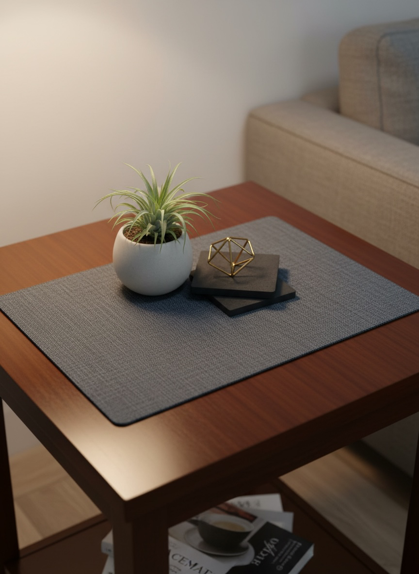 Imported Leather Waterproof Plastic Table Mat