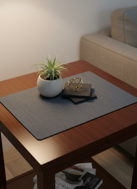 Imported Leather Waterproof Plastic Table Mat