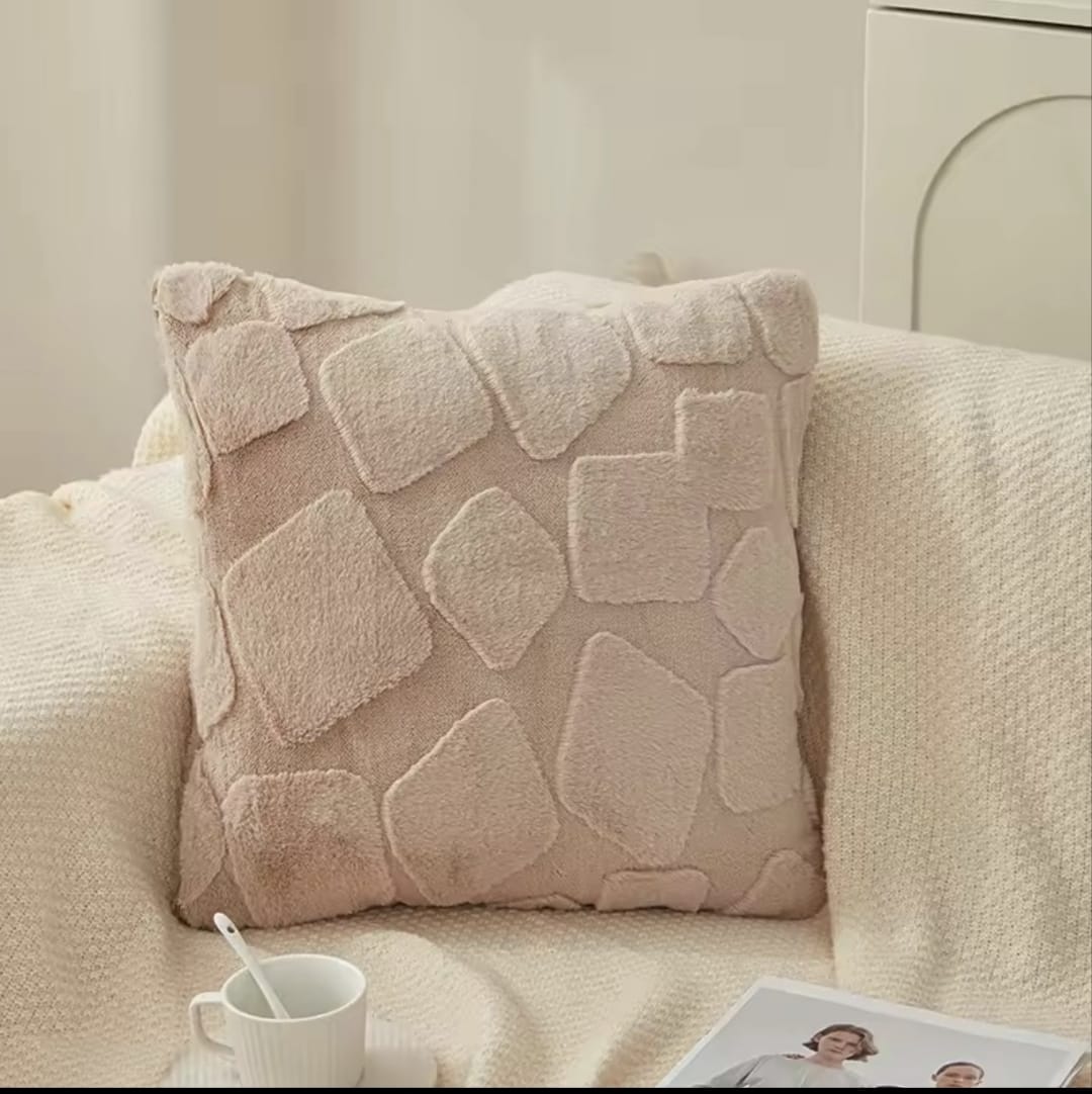Fur Square Box Cushion