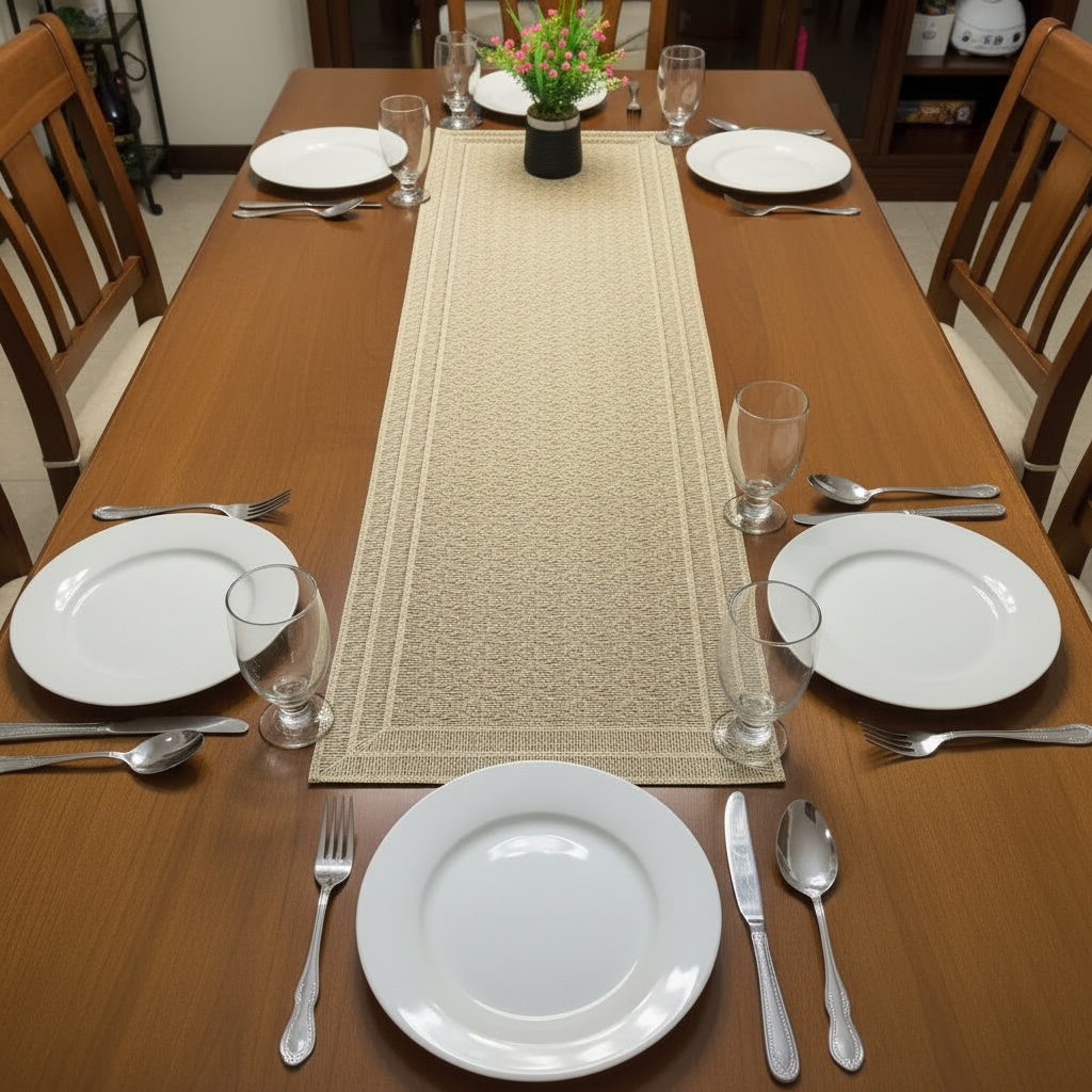 Golden Center Piece/Runner Plastic