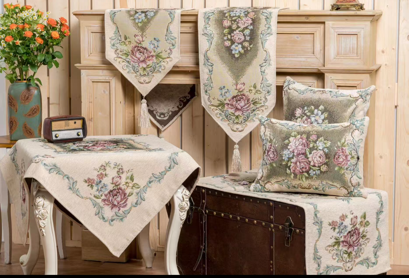 Shanghai New Flower Dining Table Runner