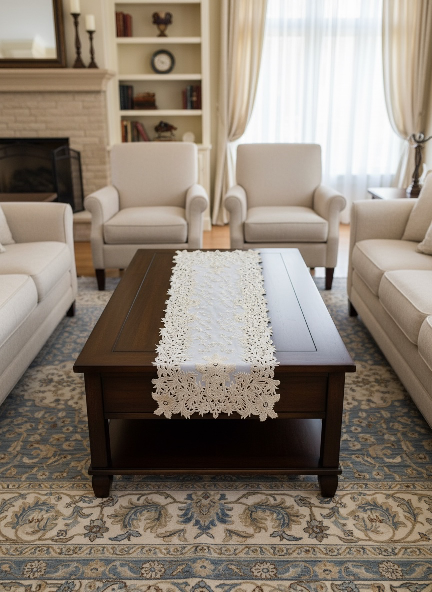 Golden Center Piece/Runner Plastic